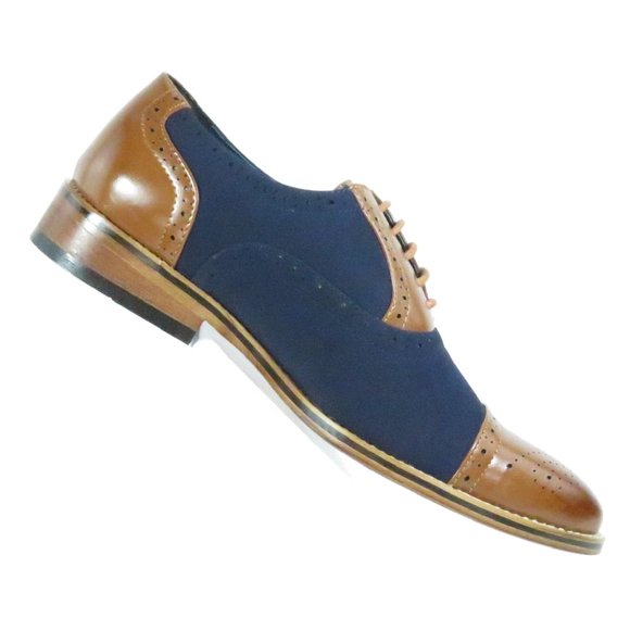 Two-Tone Oxford Executive Shoes by UV Signature - Picture 6 of 12